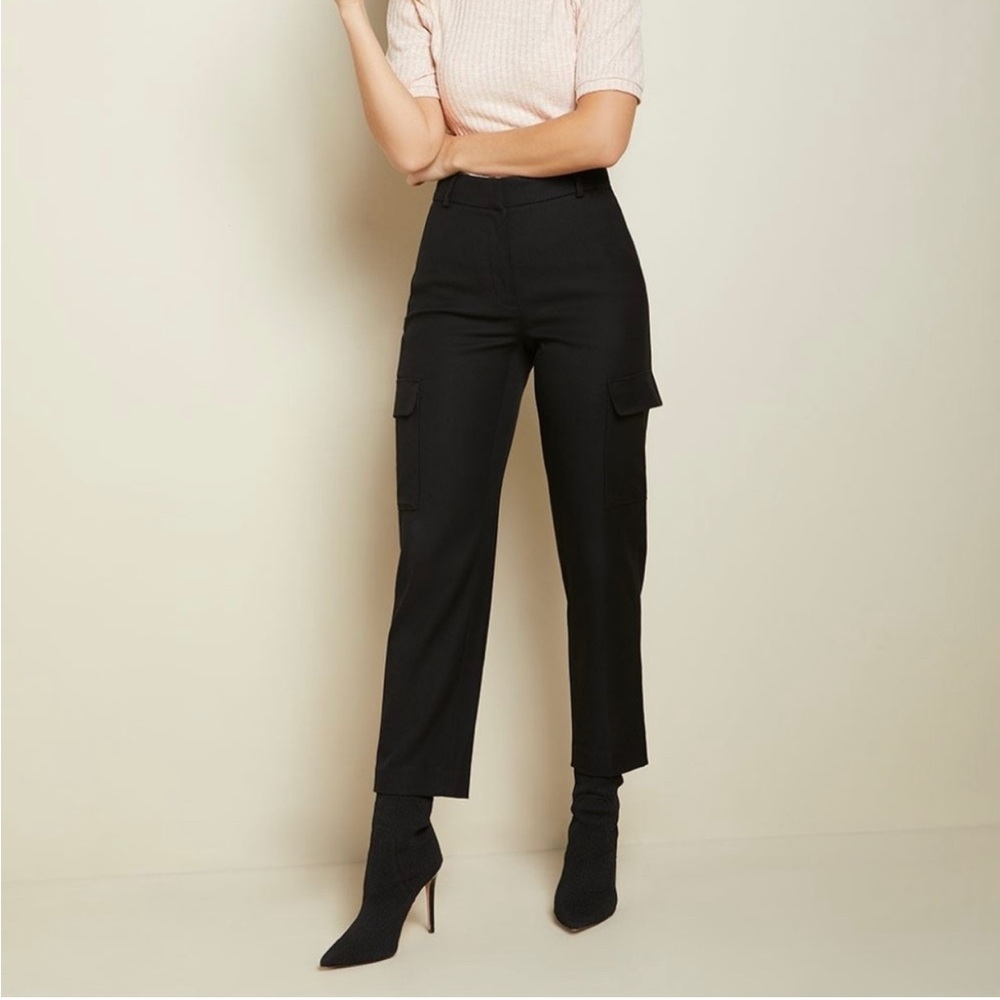 RW&CO. Black Cargo Dress Pant